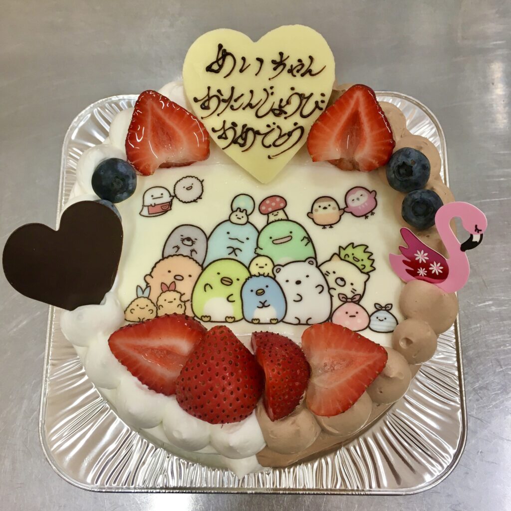 プリントケーキのご紹介 那須烏山市のプリントケーキ パティスリーヒラサワ